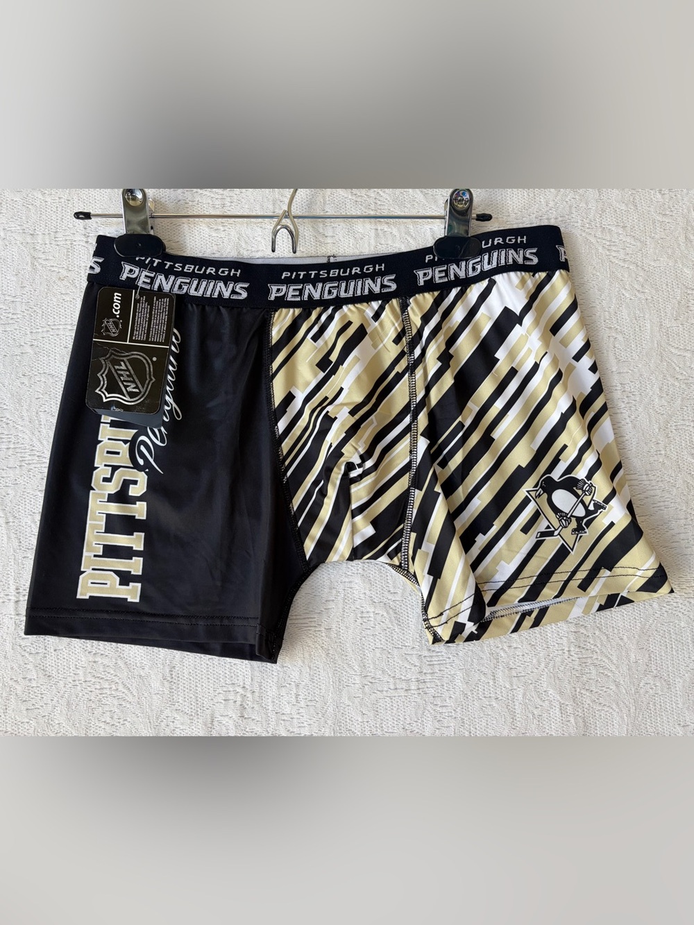 NHL Pittsburgh Penguins Men’s Boxer Briefs Large